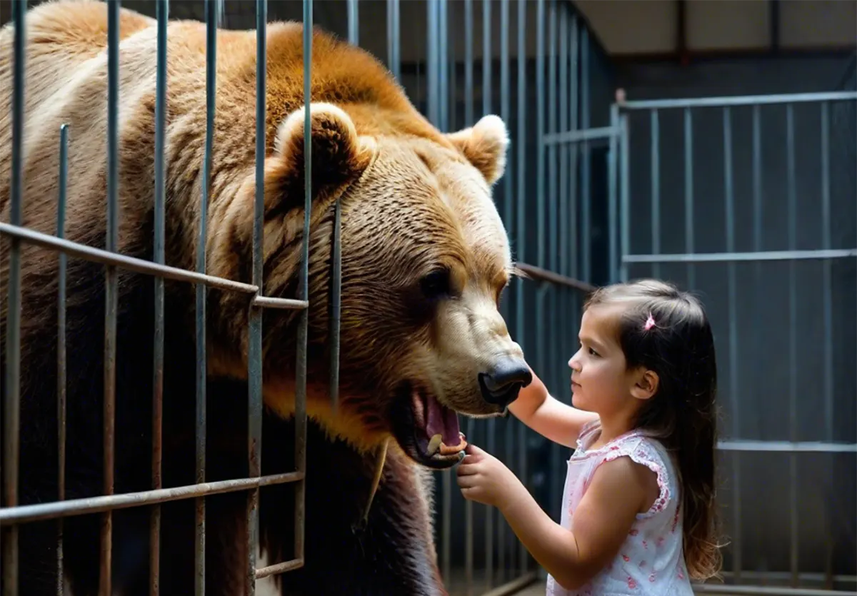 Девочка осталась без руки после встречи с медведем