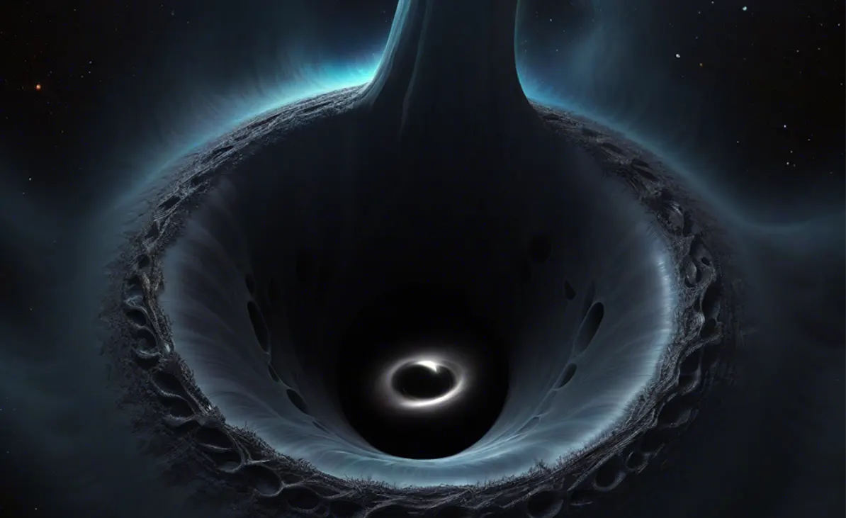 Черная дыра поглотила звезду